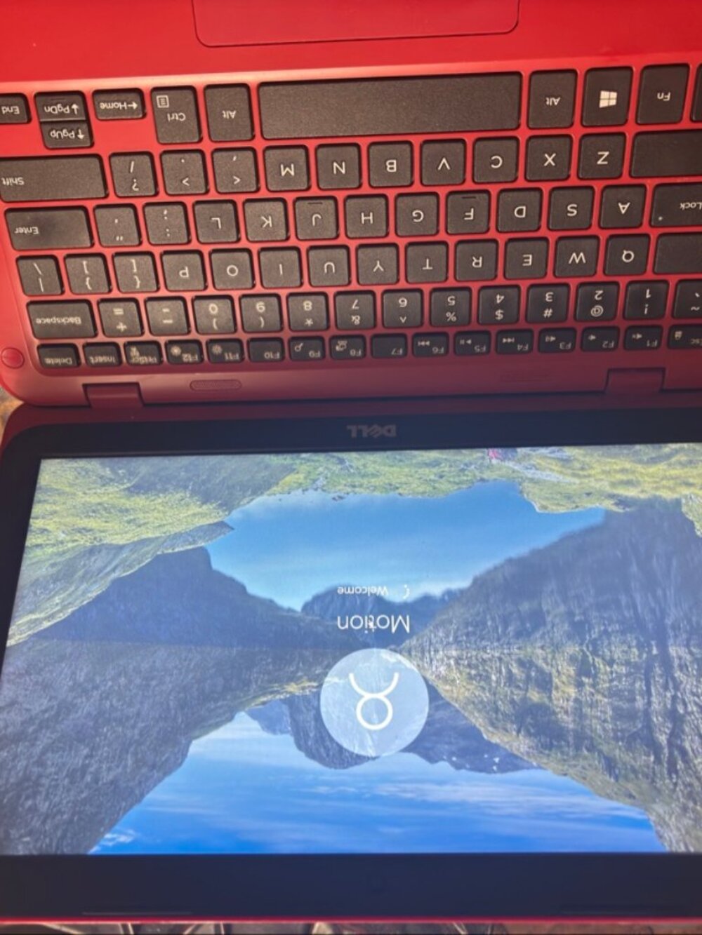 Dell Inspiron 11 Red Laptop - Celeron 2GB RAM Windows 10 - Works